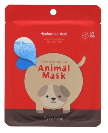 BERRISOM Маска тканевая с гиалуроновой кислотой - Animal Mask Series - Dog