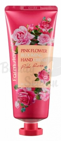 FARMSTAY Крем для рук с экстрактом Лепестков Розы Pink Flower Blooming Hand Cream Pink Rose