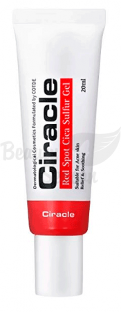 фотоCIRACLE Гель для проблемной кожи точечный  Red Spot Cica Sulfur Gel 20 ml бьюти сизон