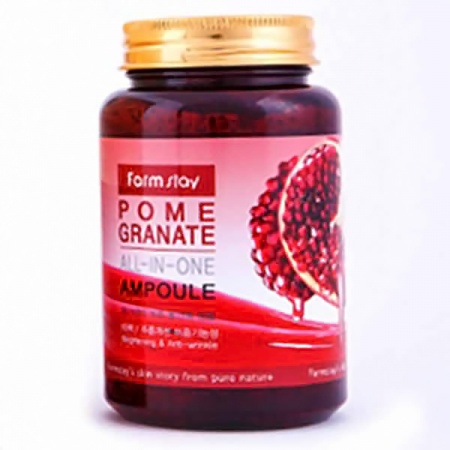 фотоFARMSTAY Антивозрастная увлажняющая ампула с экстрактом гранат - Pomegranate All-in-one Ampoule 150m бьюти сизон