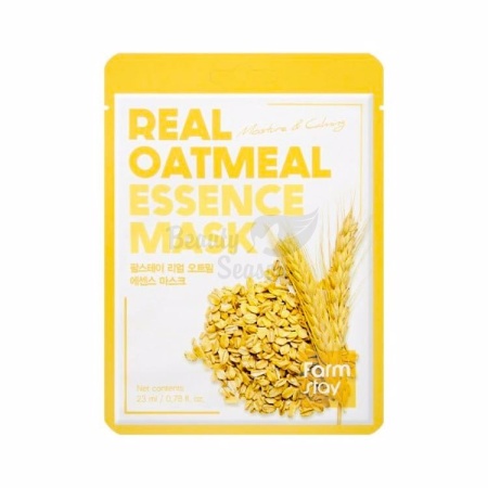 FARMSTAY Маска для лица с экстрактом Овса Real Oatmeal Essence Mask
