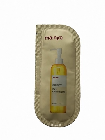 фото manyo гидрофильное масло для снятия макияжа  manyo  pure cleansing oil пробник уход