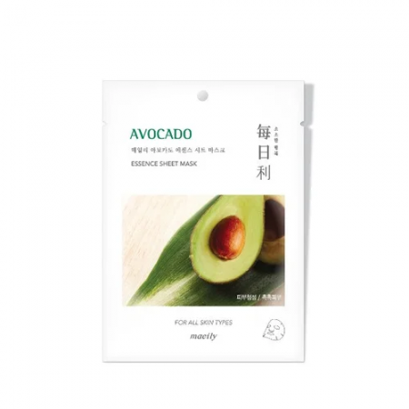 фото maeily  тканевая маска авокадо - avocado essence sheet nask beauty