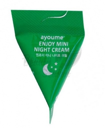 фото ayoume крем для лица ночной - ayoume enjoy mini night cream 3гр beauty