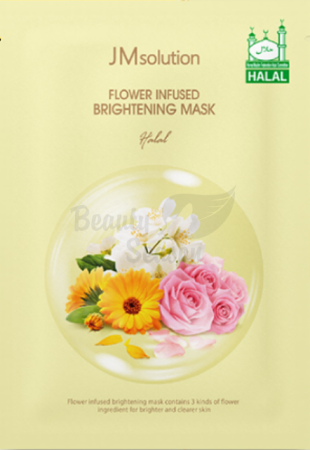 JMSolution Осветляющая маска с экстрактами цветов Flower Infused Brightening Mask Halal