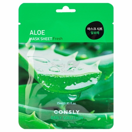 CONSLY Тканевая маска с экстрактом Алоэ Aloe Daily Solution Mask Sheet Fresh