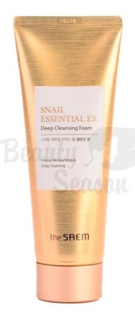 The SAEM Пенка для умывания Snail Essential EX Deep Cleansing Foam 150гр