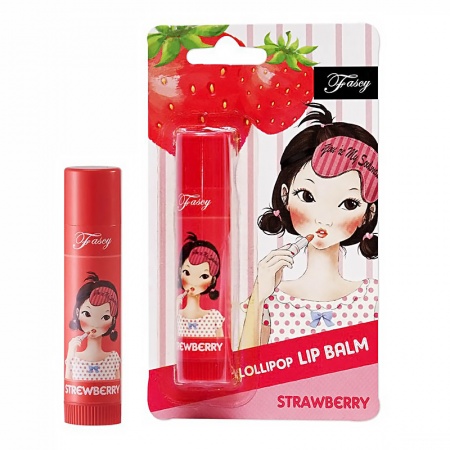 FASCY Бальзам для губ клубника Lollipop Strawberry Lip Balm