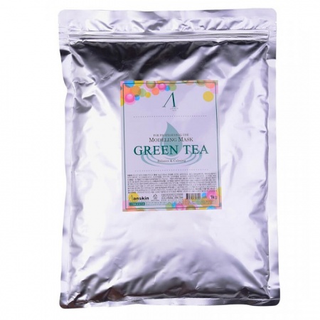 ANSKIN Original Маска альгинатная с экстрактом зеленого чая - Modeling Mask Green Tea 1kg