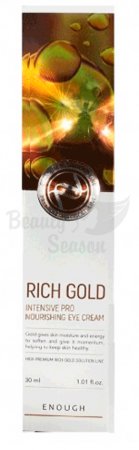 ENOUGH Крем для Век c золотом Rich Gold Intensive Pro Nourishing  Eye Cream, 30 мл