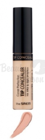 The Saem Консилер для макияжа Cover Perfection Tip Concealer Peach Beige 6,5гр