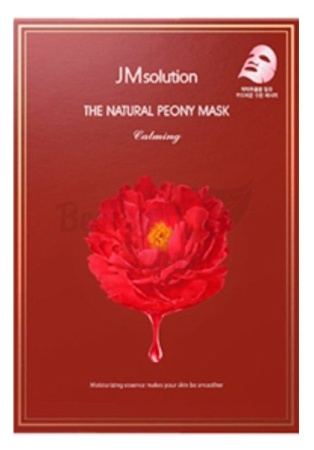 JMSolution Успокаивающая маска с экстрактом цветка пион The Natural Peony Mask Calming