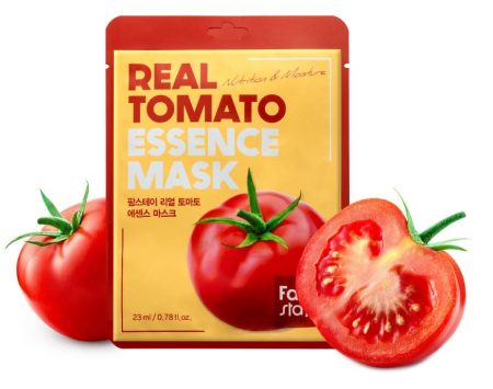 FARMSTAY Маска для лица с экстрактом Томата - Real  Essence Mask Tomato